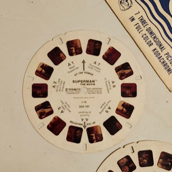 VINTAGE SUPERMAN the Movie View Master Reel Lot of 3 1979 - Picture 5 of 6